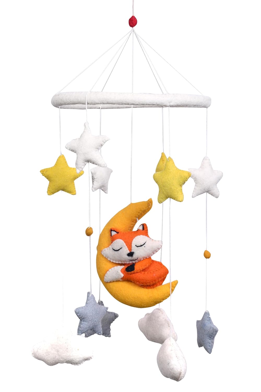 THB Baby Mobile Animal Nursery Decoration Newborn Shower Gift Birthday Gift | Baby Bed Decoration for Boys and Girls Toys Figure Playing Set for Babies |DIY Hanging