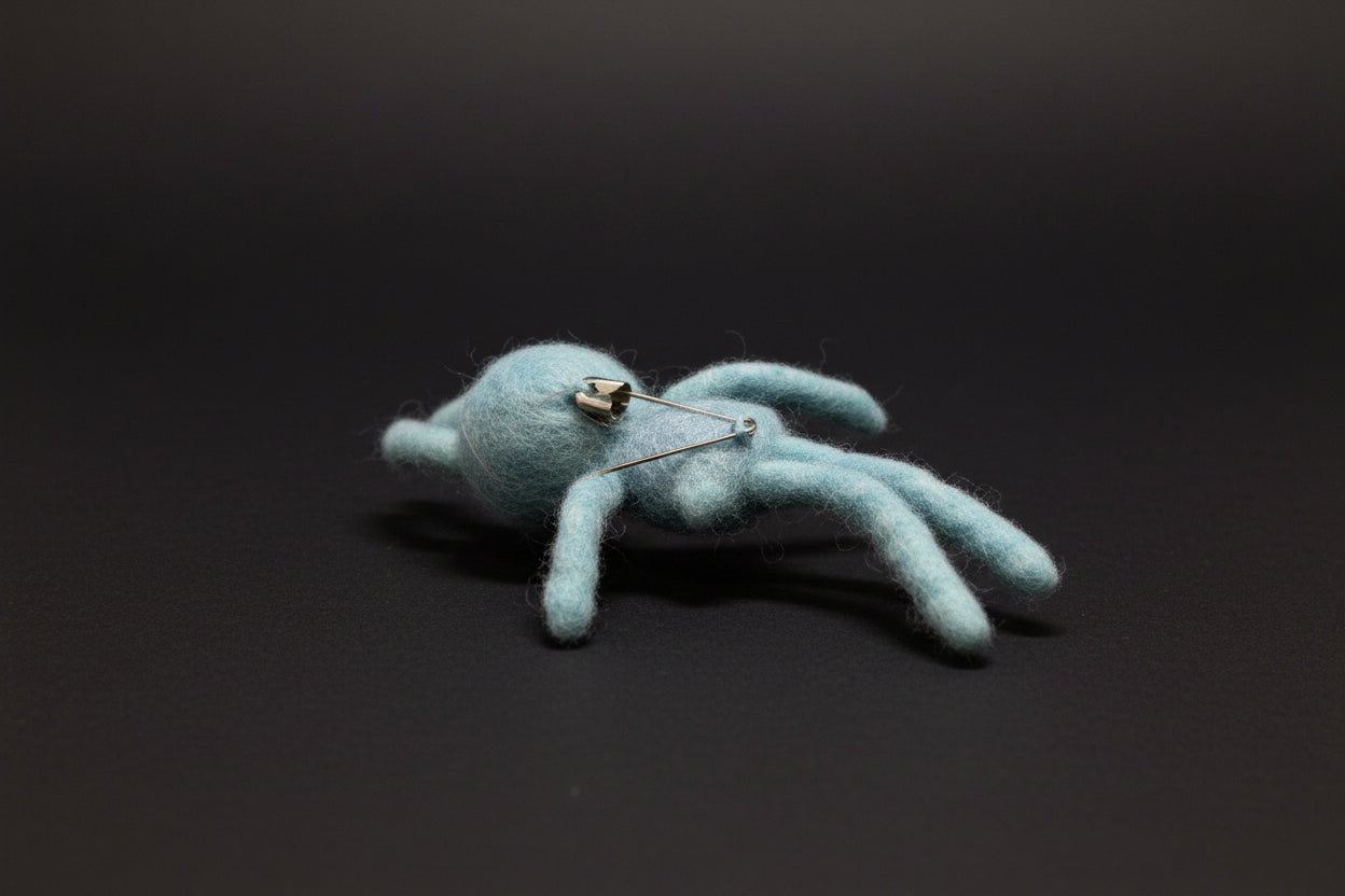 Handmade with Love: Artisan Needle-Felted Bunny Brooch