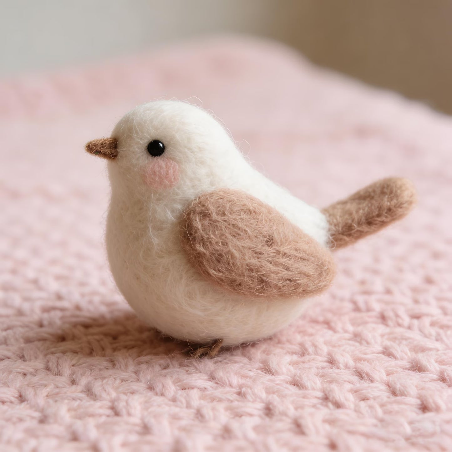 Felt Wool Bird Animal Shapes Handmade Felt Wool Unique Gifts for Birdwatching Lovers Curious Mini Collectibles Holiday Gifts