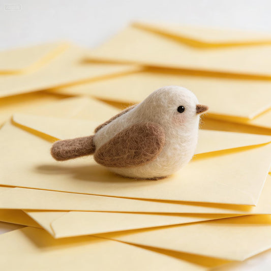 Felt Wool Bird Animal Shapes Handmade Felt Wool Unique Gifts for Birdwatching Lovers Curious Mini Collectibles Holiday Gifts