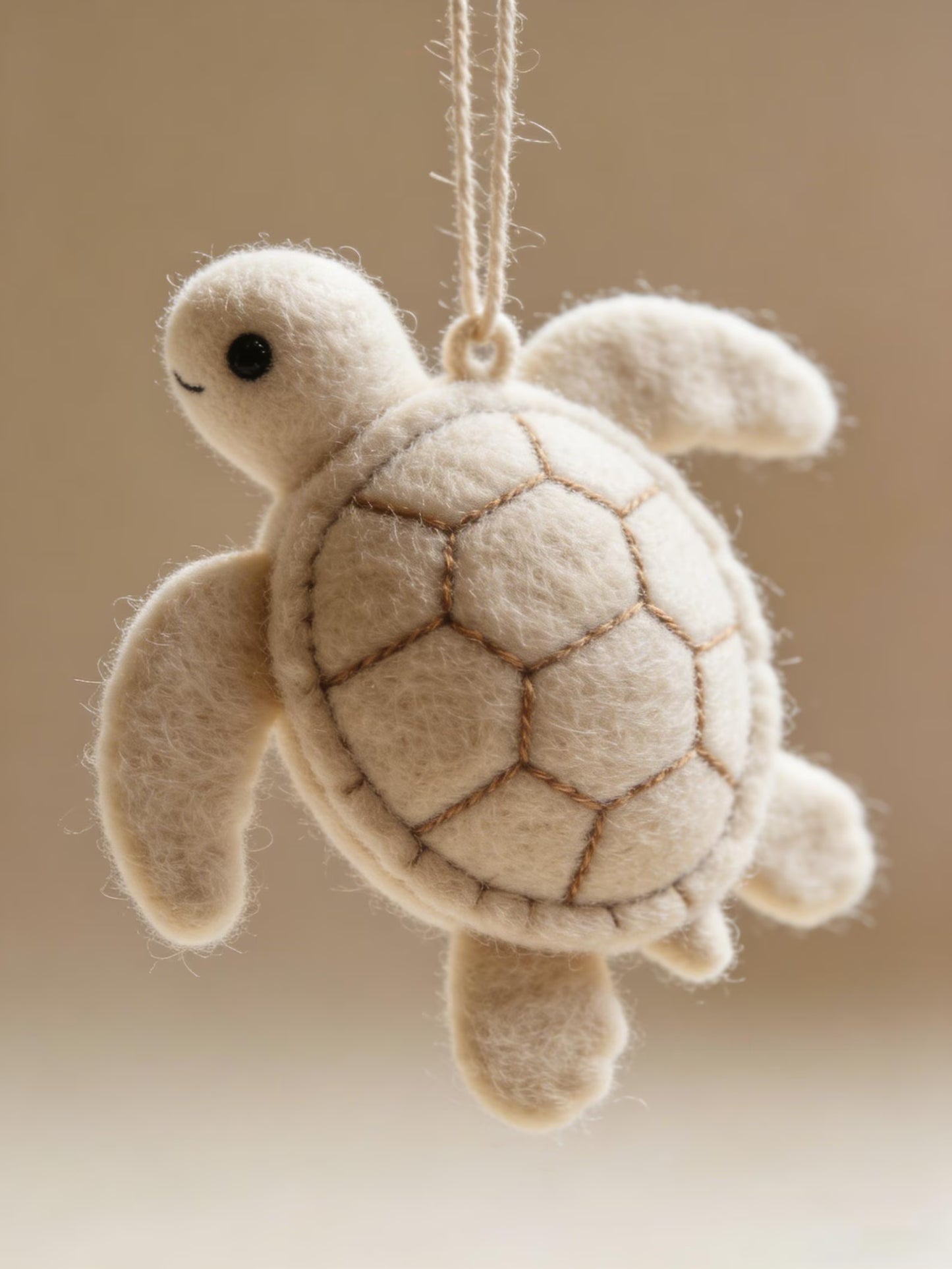 Wool Felt Turtle Ornament, Handmade Needle Felted Figurine, Felt Sea Crab Miniature Desk Decor Graduation Gift Felt Ocean Doll Sculpture Art