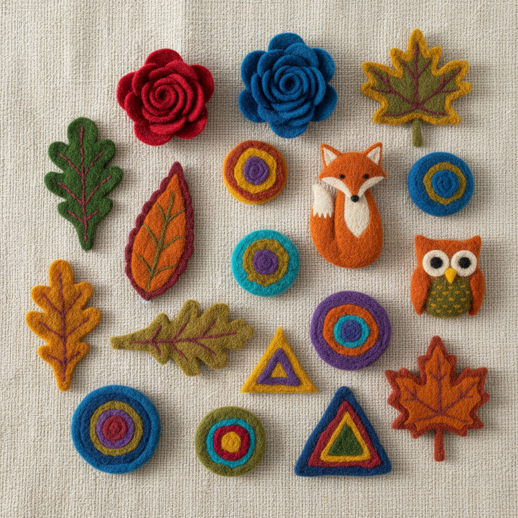 Felt Brooches