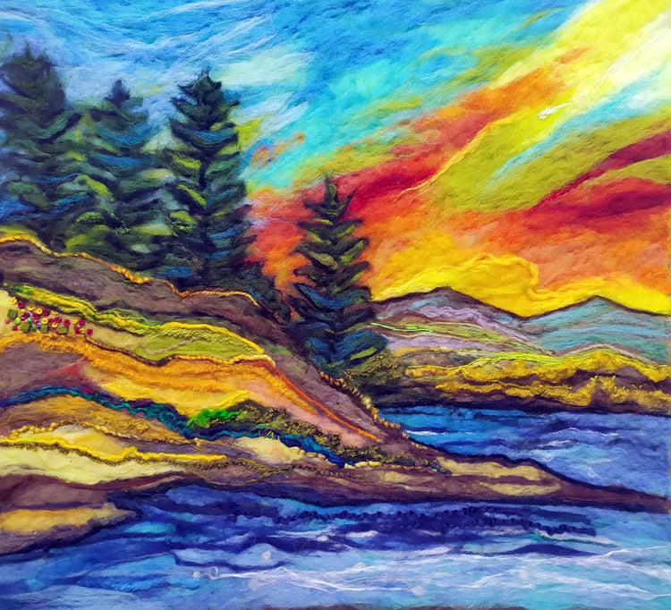 Needle Felted Painting