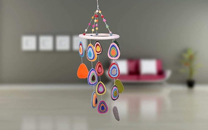 Baby Mobile Nursery Hanging Decor,Gate,Wall,Led Point,Room,Living Room Decor,Wall Hangings Decoration for Baby Boys Girls (Multicolour)