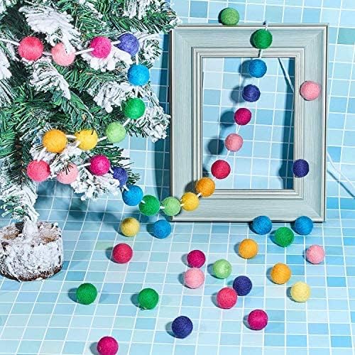 The Hobby Bounty® Pompom Balls Round Fluffy Soft Multi-Color 100% Wool Felt Thick Art & Craft,Project Activity Hobby Supplies and DIY Creative Crafts Decorations Pack of 100 Pieces (1.5 inch )