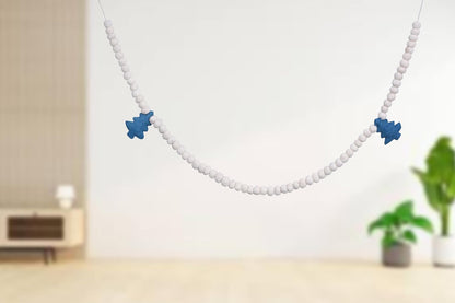 Wool Felt Garland Handmade 6.5 Feet Long Garlands for Wall Christmas Tree Decoration (Style 15)