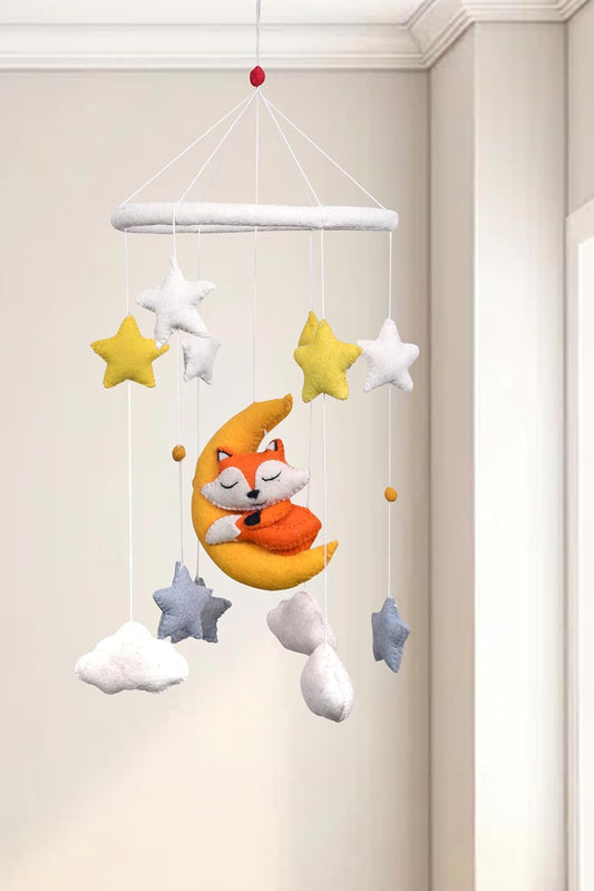 THB Baby Mobile Animal Nursery Decoration Newborn Shower Gift Birthday Gift | Baby Bed Decoration for Boys and Girls Toys Figure Playing Set for Babies |DIY Hanging