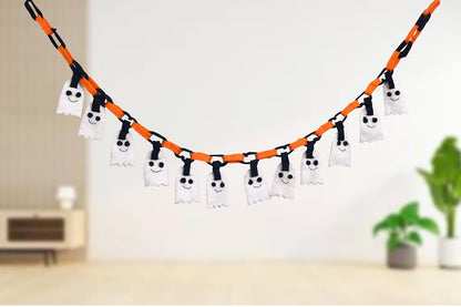 Wool Felt Garland Handmade 6.5 Feet Long Garlands for Wall Christmas Tree Decoration (Style 16)