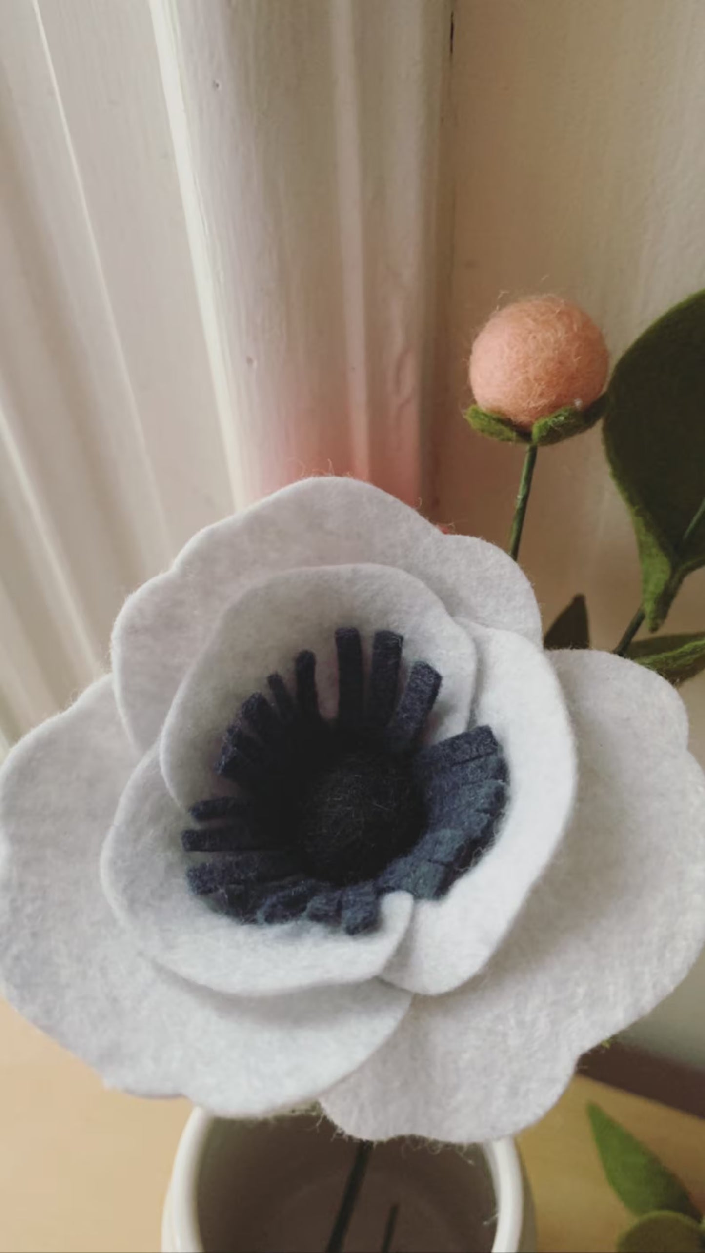 FELT FLOWER BOUQUET No. 007 forever flower bouquet teachers gift housewarming gift office cubicle decor Valentines day Mothers day