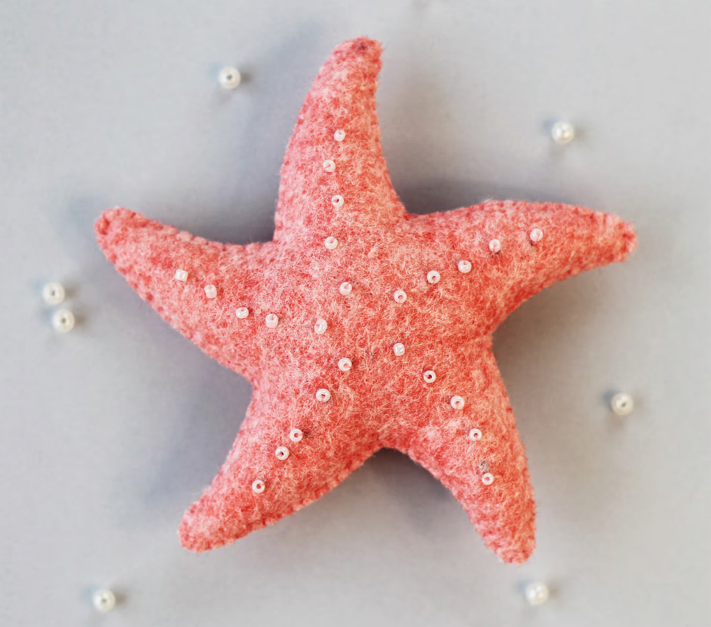 Starfish Felt Ornament Sewing Pattern PDF