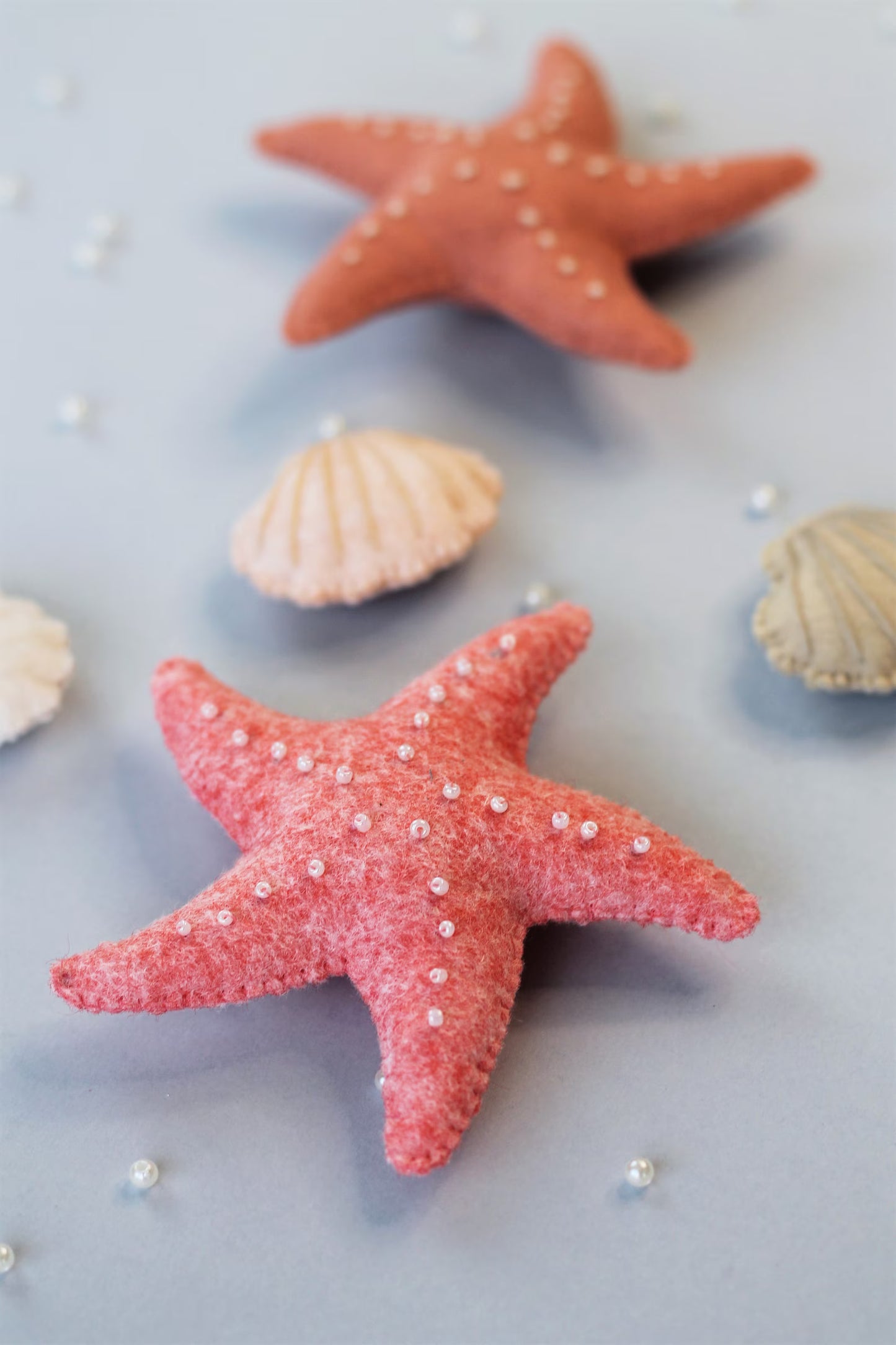 Starfish Felt Ornament Sewing Pattern PDF