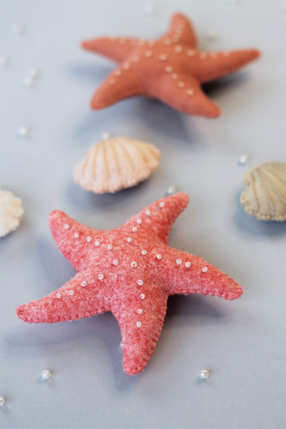 Starfish Felt Ornament Sewing Pattern PDF