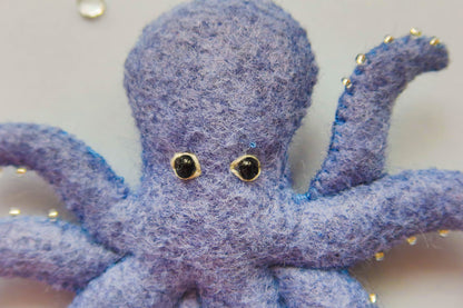 Felt Octopus, sewing pattern PDF SVG, sea creatures, felt Animals, Ocean baby mobile, diy crafts, Felt Toy, felt ornaments, under the sea