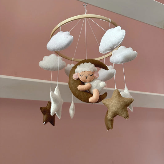 Baby Mobile Hanging Nursery,Gate Decor,Wall Decor,Led Point Decor,Room Decor,Living Room Decor,Wall Hangings Decoration for Baby Boys Girls