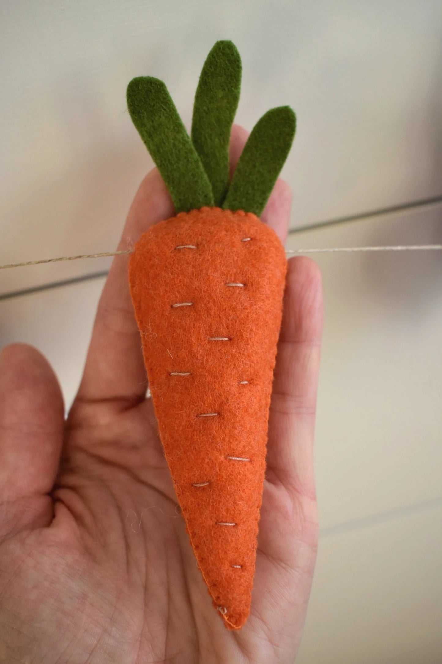 Felt Vegetable Garland: Handmade Veggie Bunting, Nursery Decor