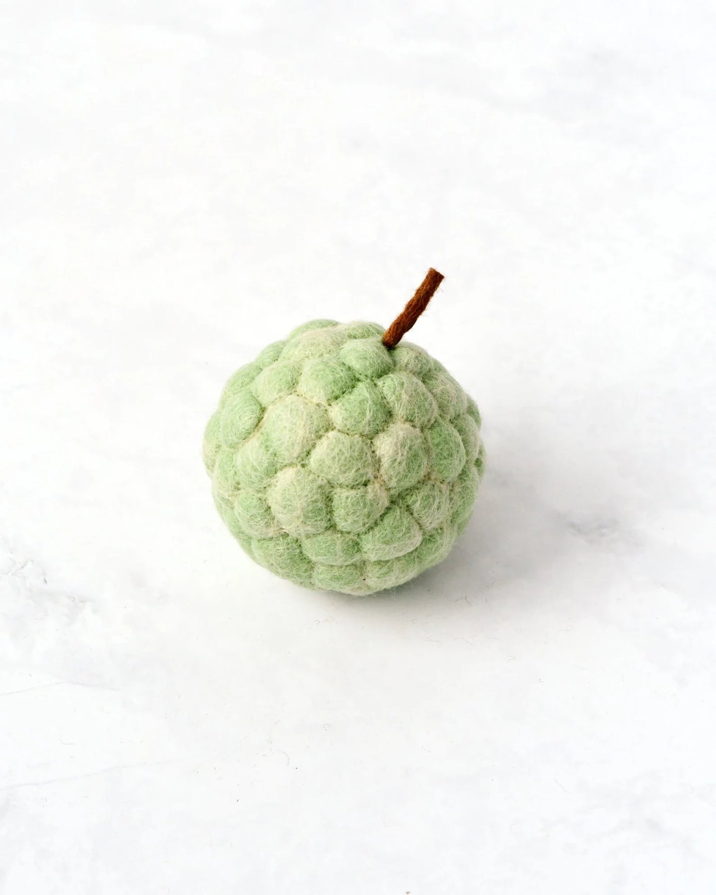 Felt Custard Apple Fruit | Pretend Play Food Toy | Felt Custard Apple for Kitchen Pretend Play