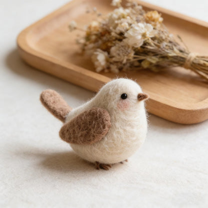 Felt Wool Bird Animal Shapes Handmade Felt Wool Unique Gifts for Birdwatching Lovers Curious Mini Collectibles Holiday Gifts