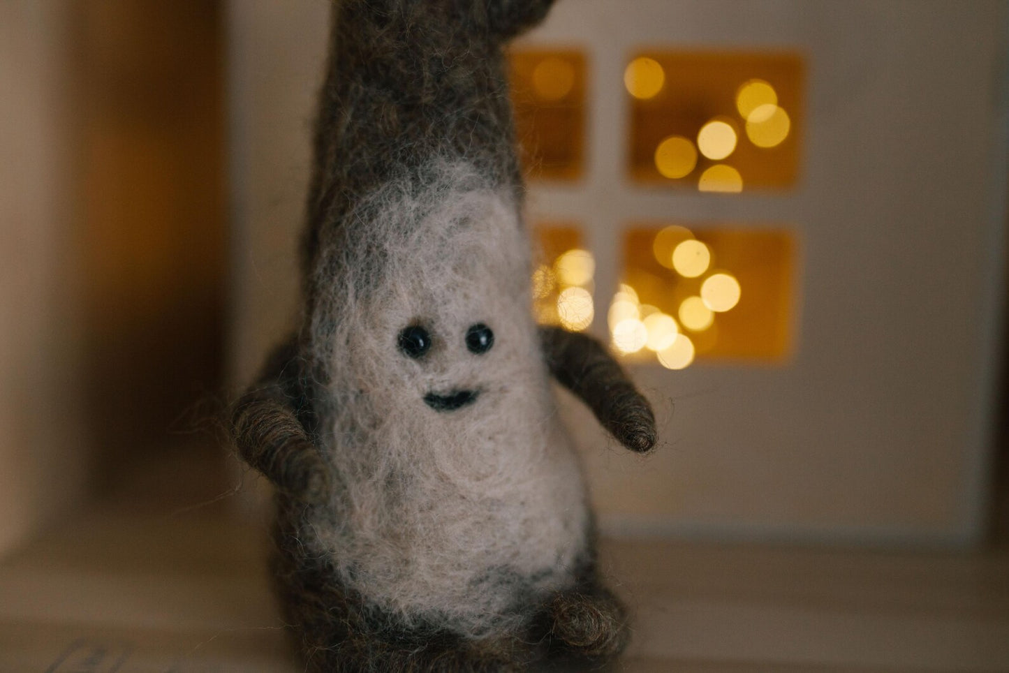 Needle Felted Tree Sculpture, Handmade Art, Nature Home, Woodland Decor