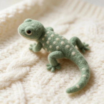 Handmade Felt Soft Toys, Personalised Felt Lizard Crafts, Animal Figurines, Desk Decor, Gifts For Lizard Enthusiasts, Miniature Ornaments