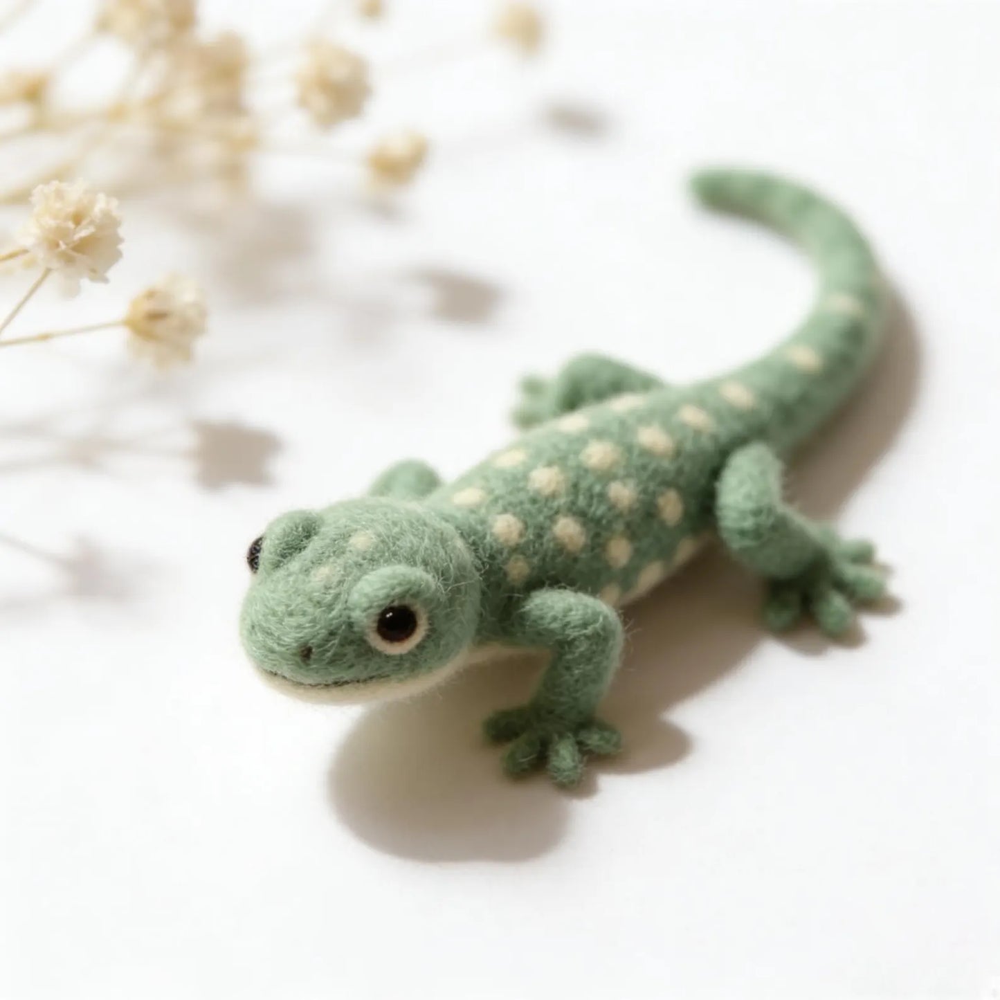 Handmade Felt Soft Toys, Personalised Felt Lizard Crafts, Animal Figurines, Desk Decor, Gifts For Lizard Enthusiasts, Miniature Ornaments