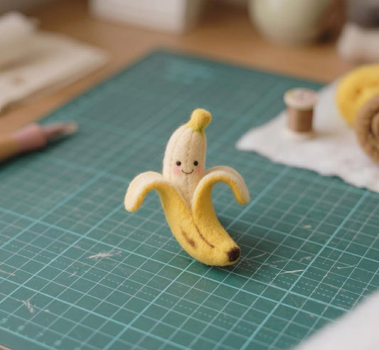 Needle Felted Fruit Desk Buddies
