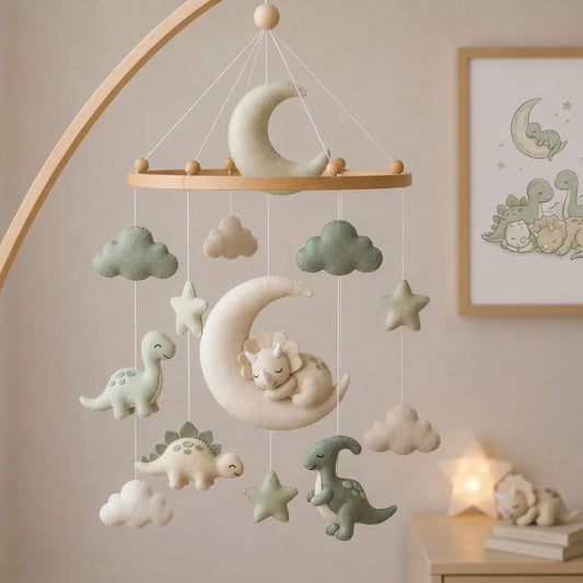 Baby Mobile Hanging Nursery,Gate Decor,Wall Decor,Led Point Decor,Room Decor,Living Room Decor,Wall Hangings Decoration for Baby Boys Girls (Sky Rainbow)