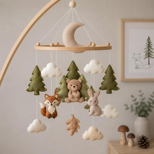 Baby Mobile Hanging Nursery,Gate Decor,Wall Decor,Led Point Decor,Room Decor,Living Room Decor,Wall Hangings Decoration for Baby Boys Girls tree cat