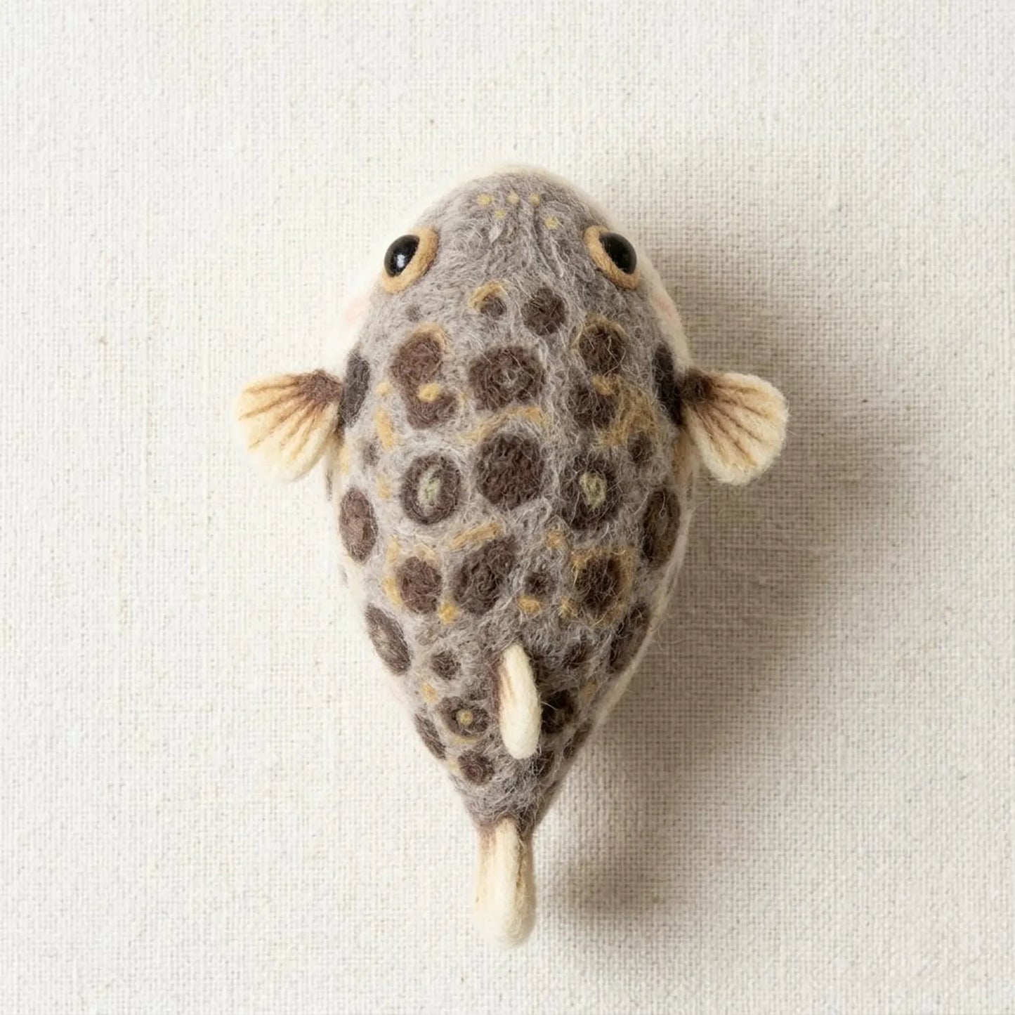 Needle Felting Kit for Beginners Cute Pufferfish DIY Craft Set Marine Animal Lover Gift Stress Relief Hobby